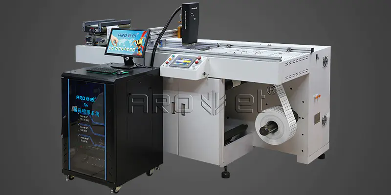 Arojet multi-color digital inkjet printing custom made for packaging