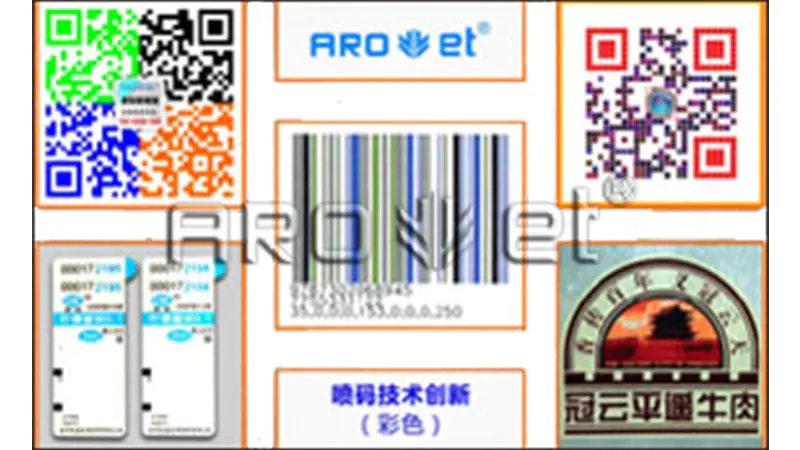 Arojet stable inkjet coding machines manufacturer for packaging
