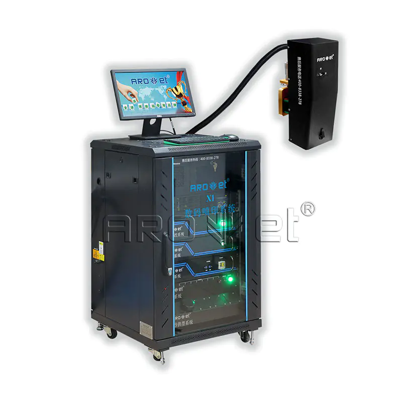 Máquina de impresoras de inyección de inyección de inyección de tinta UV de la variable rentable AROJET - X1