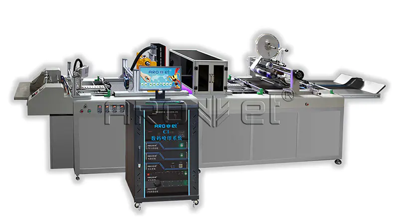 Arojet ultrahigh high speed industrial inkjet printer machine for packaging