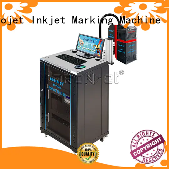 Custom data costeffective UV inkjet marking machine Arojet sheetfed