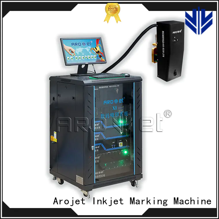 multicolored middlespeed sheetfed UV inkjet marking machine printer Arojet Brand