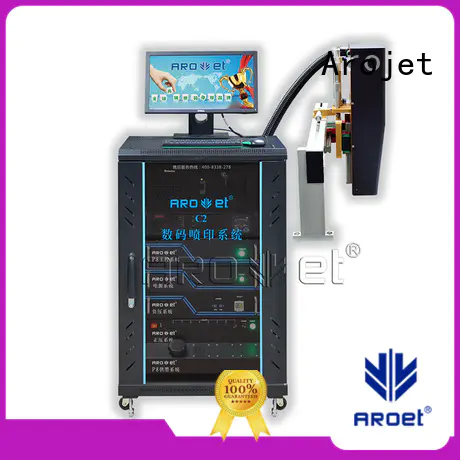 Arojet machine coding and marking systems company for promotion