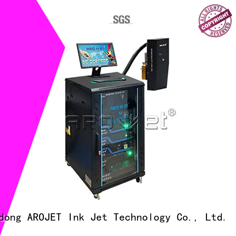 sidejetting multicolored UV inkjet marking machine digital Arojet