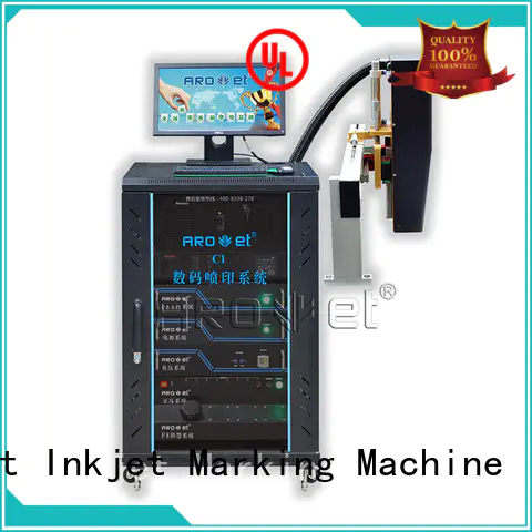 Hot sidejetting industrial inkjet coding printer speed Arojet Brand