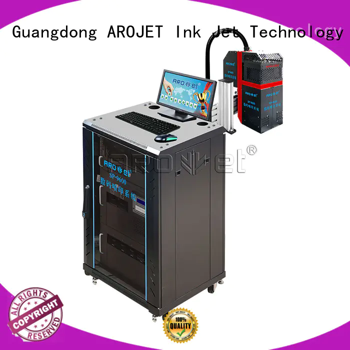 Arojet multicolored industrial inkjet machine for paper