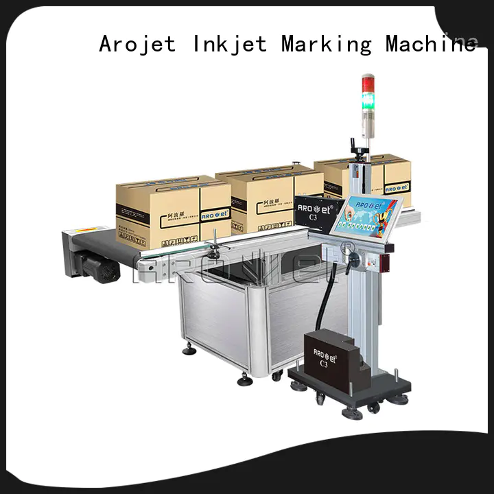 Arojet industrial inkjet barcode printers factory for label