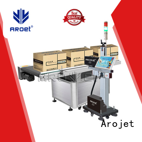middlespeed digital sheetfed UV inkjet marking machine Arojet Brand company