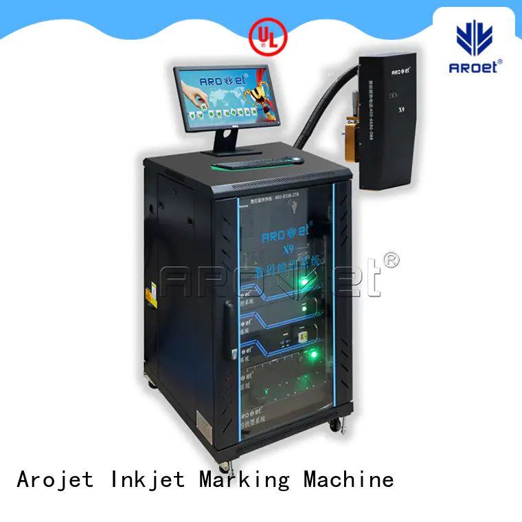 automatic inkjet printer middlespeed for label Arojet