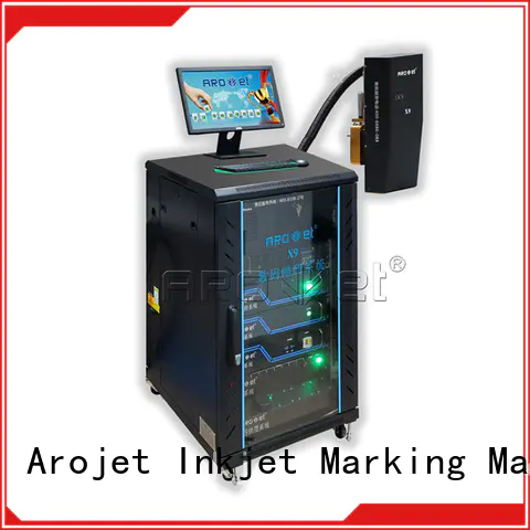 Arojet sidejetting variable data printing machine supply for film