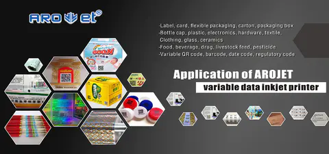 applications of Arojet Inkjet Printer Machine