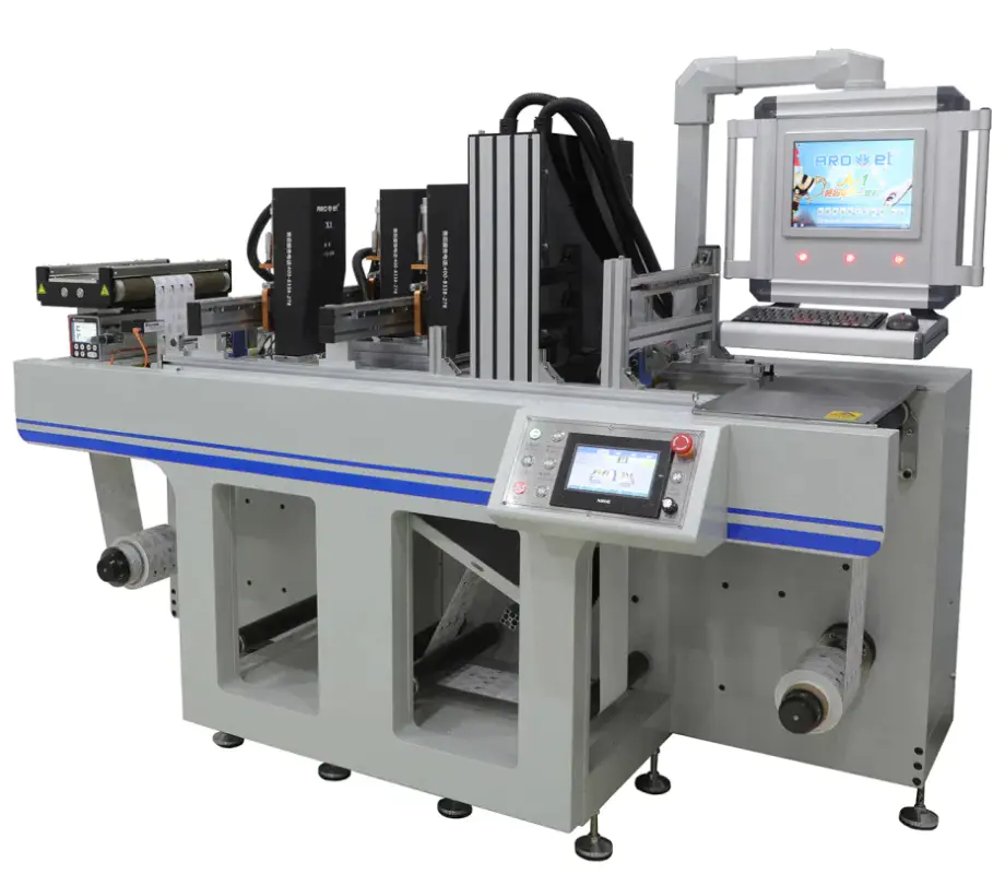 AROJET - Roll Plastic Film Qr Code Printing Machine