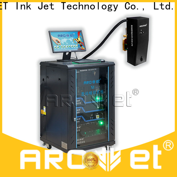 Arojet Popular Industrial Industrial Impresora de inyección de tinta Fabricante de producción a granel