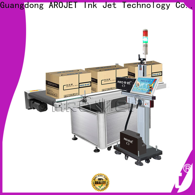 Arojet customized inkjet carton printer company for promotion
