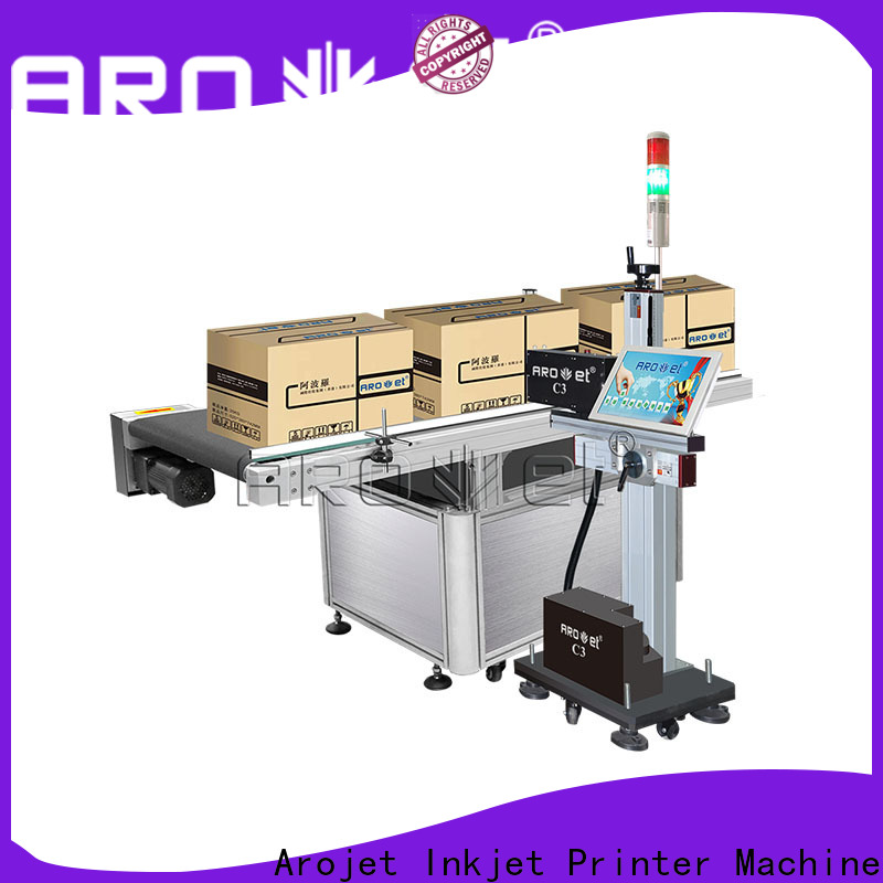 Arojet multicolored industrial inkjet printing best supplier bulk production
