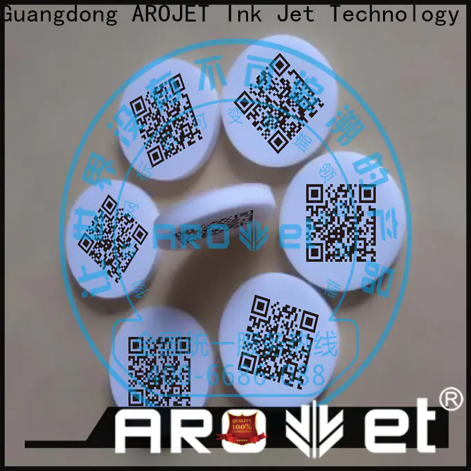Arojet plastic cap printing machine Supply for bottle cap coding