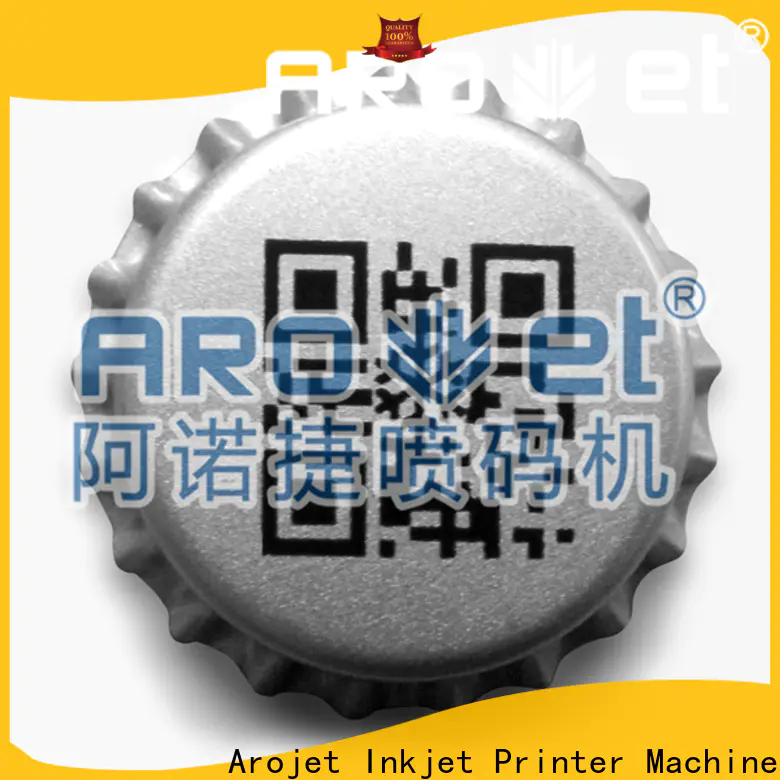 Arojet qr code inkjet printer Suppliers for bottle cap coding