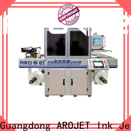 Arojet Custom digital roll to roll label printer manufacturers for