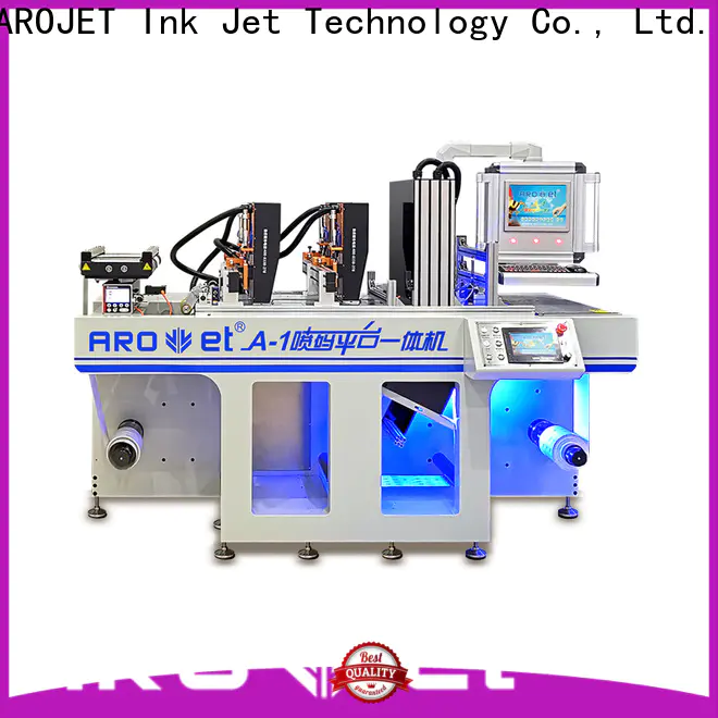 Arojet container label printer manufacturers for flexible packaging