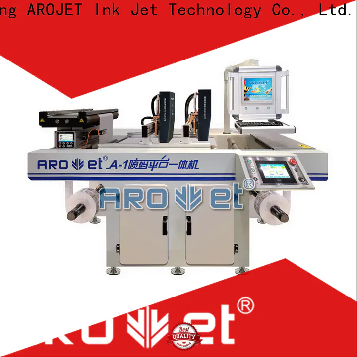 Arojet New coffee bag label printer for business for data printing